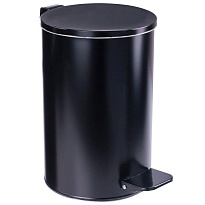 Ведро для мусора с педалью, усиленное, Титан, 10 л, черное, оцинкованная сталь в Сочи Ведро для мусора с педалью, усиленное, Титан, 10 л, черное, оцинкованная сталь в Сочи