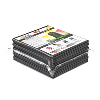 Мешки для мусора 160 л, серые, в пачке 10 шт., ПВД, 40 мкм, 900х1100 мм, i-Bag в Сочи