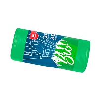 Мешки для мусора 30 л, биоразлагаемые, зеленые, в рулоне 30 шт., ПНД, 7 мкм, 560х480 мм, БИО, МБ2110 (МНБ 30-30ж) в Сочи Мешки для мусора 30 л, биоразлагаемые, зеленые, в рулоне 30 шт., ПНД, 7 мкм, 560х480 мм, БИО, МБ2110 (МНБ 30-30ж) в Сочи