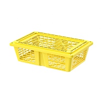 Ящик продуктовый универсальный желтый в Сочи