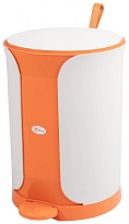 Контейнер для мусора Sтилъ с педалью 7 л оранжевый 7 оранжевый в Сочи