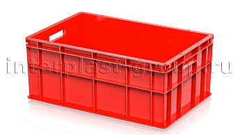 Ящик для молока, мяса, овощей и фруктов сплошной красный в Сочи