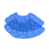 Бахилы голубые 2000 шт (1000 пар), 16 мкм, однослойные, с одной резинкой, Эконом в Сочи