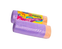 Мешки для мусора 35 л, ароматизированные, Лаванда, сиреневые, в рулоне 10 шт., ПНД, 12 мкм, 560х530 мм, GRIFON Aroma, 101-080 La в Сочи Мешки для мусора 35 л, ароматизированные, Лаванда, сиреневые, в рулоне 10 шт., ПНД, 12 мкм, 560х530 мм, GRIFON Aroma, 101-080 La в Сочи