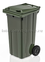Мусорный контейнер 120 л зеленый в Сочи