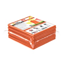 Мешки для мусора 160 л, оранжевые, в пачке 10 шт., ПВД, 40 мкм, 900х1100 мм, i-Bag в Сочи