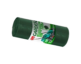 Мешки для мусора 240 л, двухслойные, зеленый, в рулоне 10 шт., ПВД 35 мкм, 1400х1100 мм, GRIFON PROFF GARDEN, 101-520 в Сочи