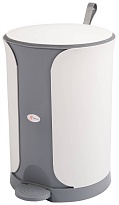 Контейнер для мусора Sтилъ с педалью 7 л серый 7 серый в Сочи