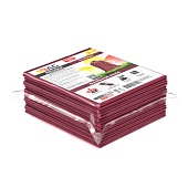 Мешки для мусора 160 л, бордовые, в пачке 10 шт., ПВД, 40 мкм, 900х1100 мм, i-Bag